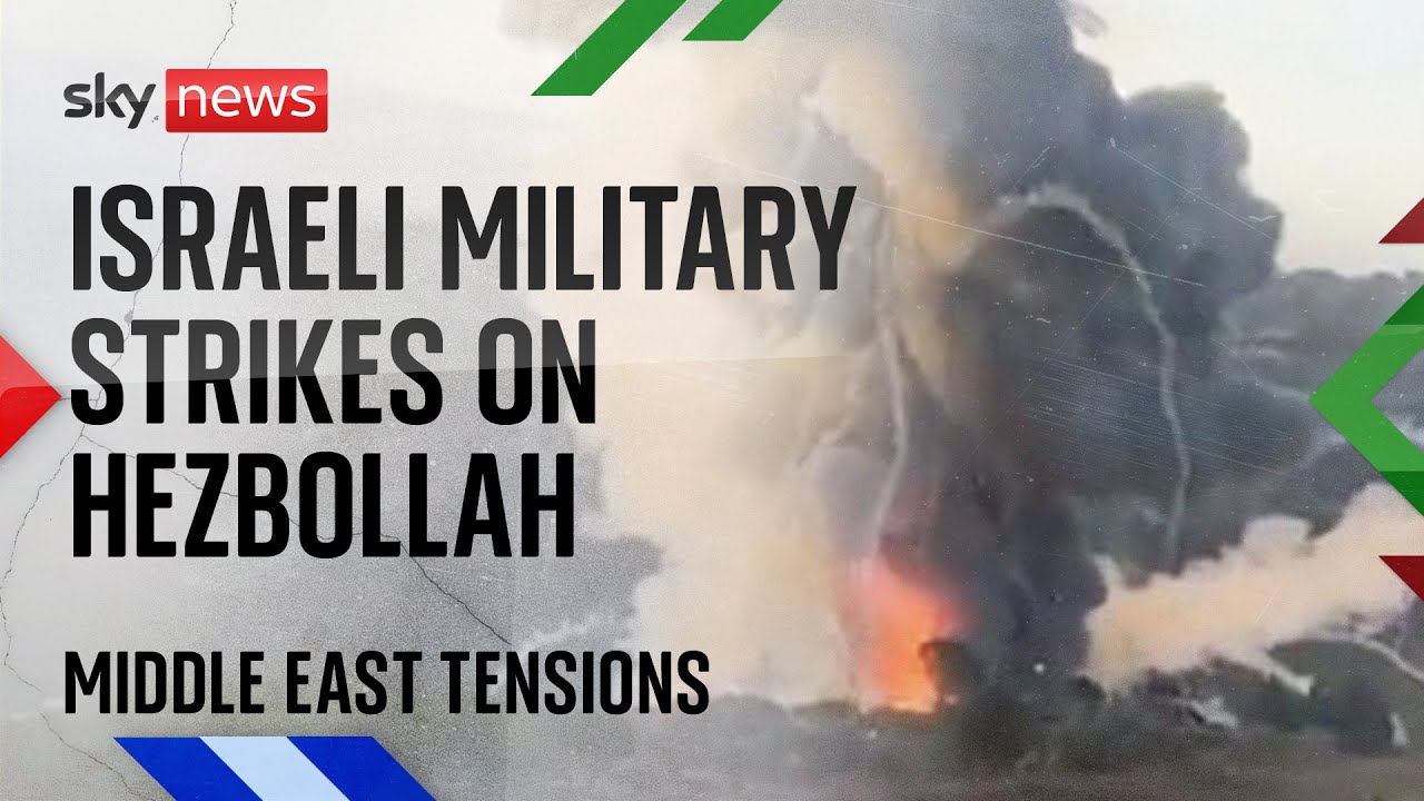 Watch live: Explosions seen in southern Lebanon near Israeli border