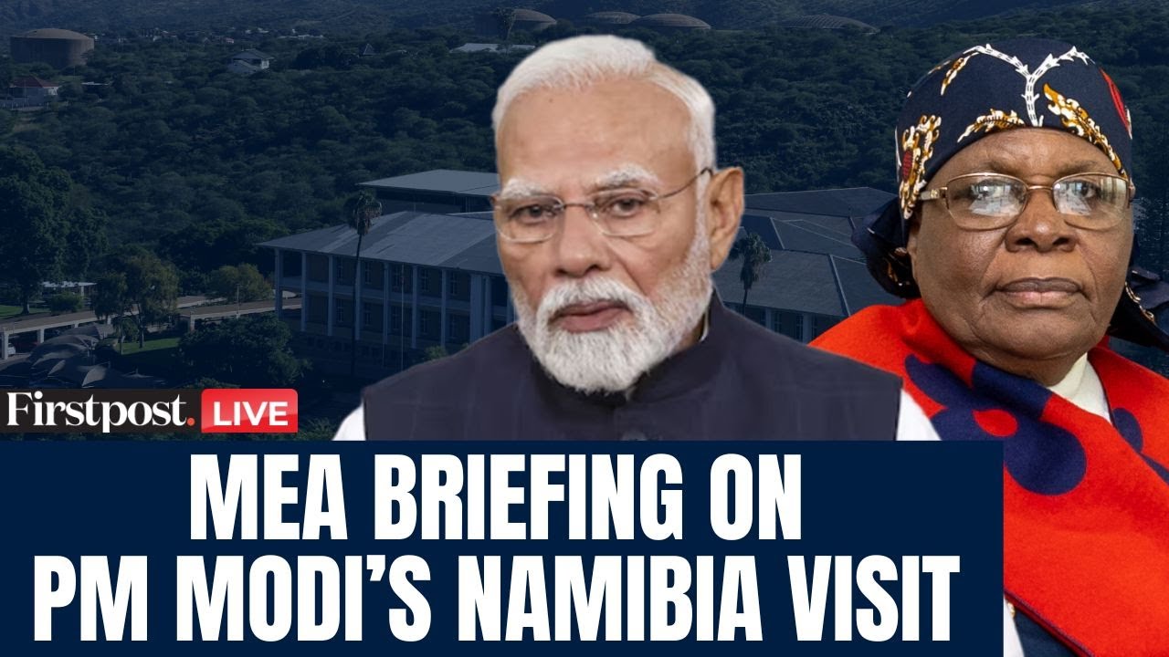 PM Modi in Namibia LIVE: India's External Affairs Ministry Briefs Media on PM Modi's Namibia Visit
