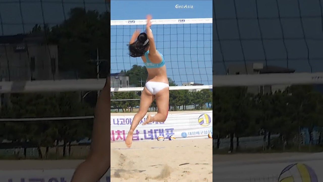 뜨거운 모래밭에서 멋진 스파이크! 신지은 #beachvalleyball #신지은 #비치발리볼 #국가대표 #sportstar