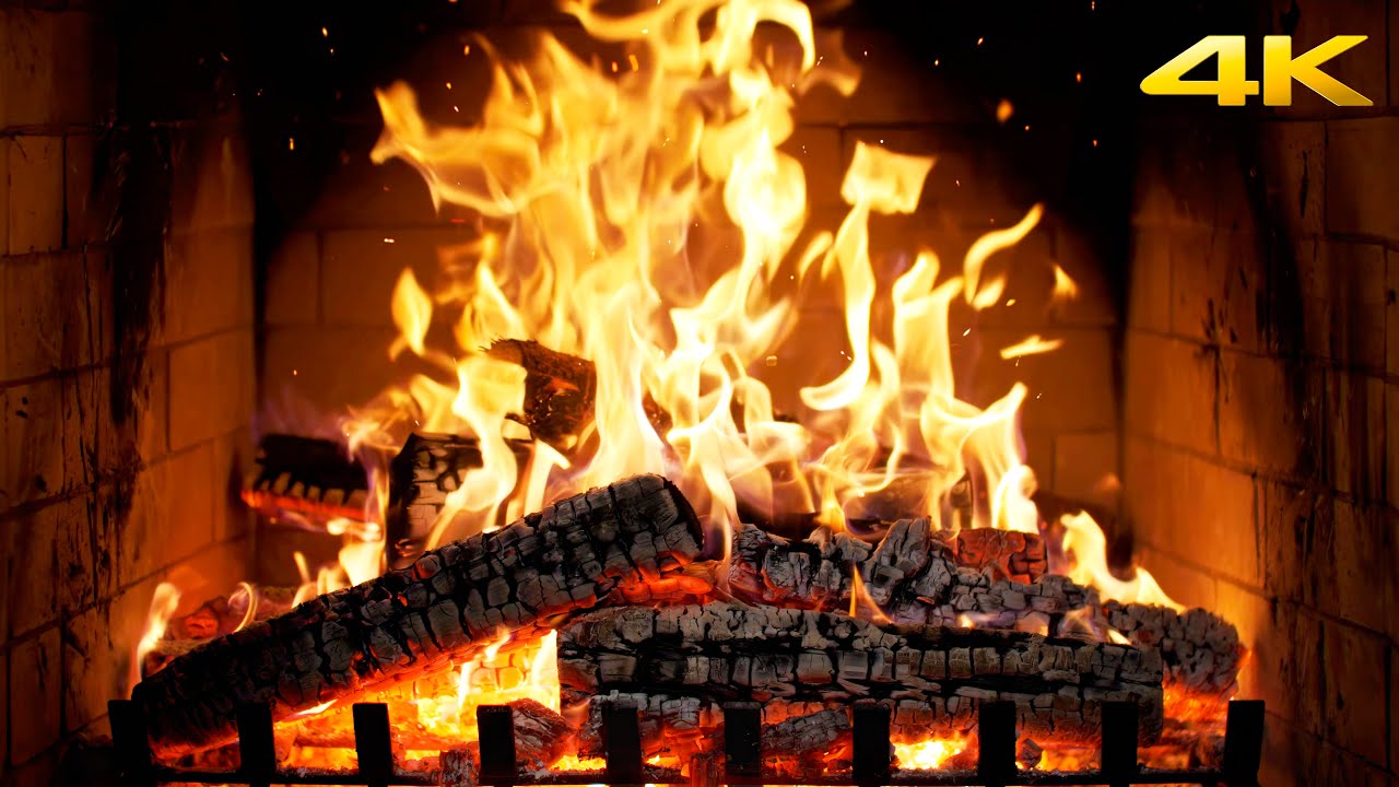 🔥 Cozy Fireplace Sounds Crackling Fire, Gentle Flames, and the Perfect Glow to Help You Unwind