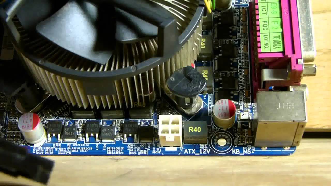 Connecting Power Supply To A Motherboard YouTube