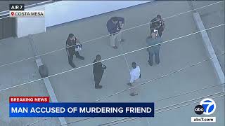 Man arrested in Glendale for allegedly killing woman in Costa Mesa