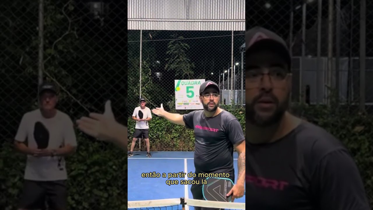 Pickleball Posicionamento em Quadra PT 04 #pickleball #tennis #sports #sport #shorts #short