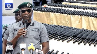 [Full Video] Customs Seize Arms Shipment Worth ₦4bn In Rivers