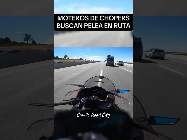 Pelea de Bikers intolerante #motos #humor #bikers #s1000rr #automobile