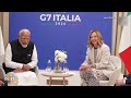 PM Narendra Modi and Italys PM Giorgia Meloni Take a Selfie at G7 Summit | News9  - 03:37 min - News - Video