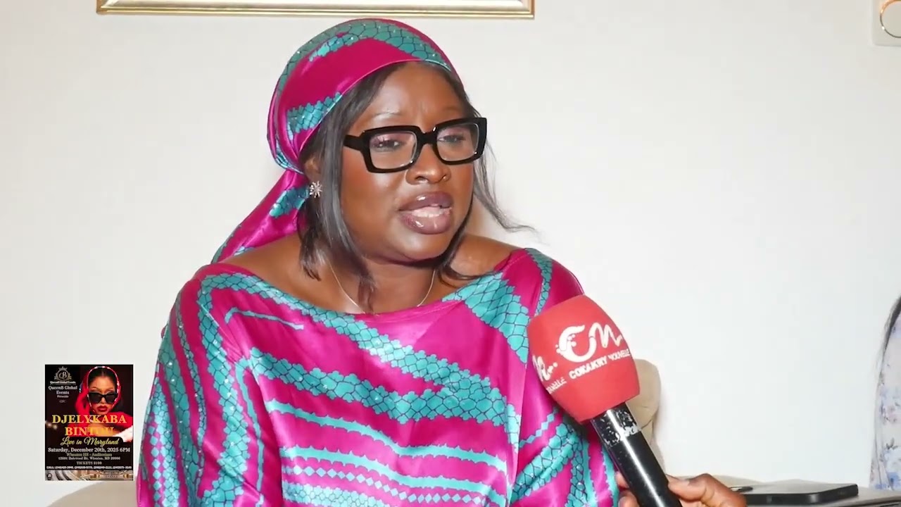 Conakry nouvelles Djelikaba Bintou à Maryland