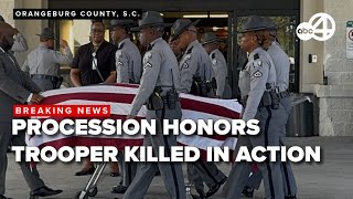 South Carolina honors trooper killed on the roadside during a traffic stop
