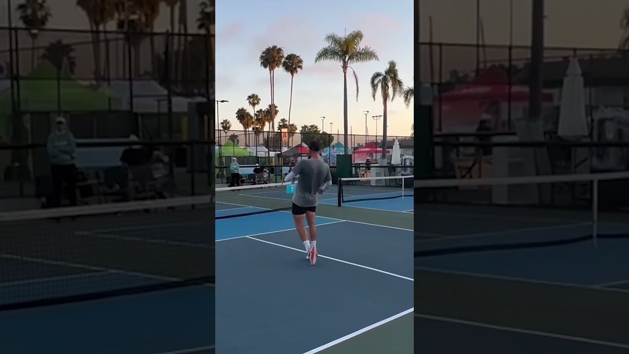 Pickleball is a game of rhythm #pickleball