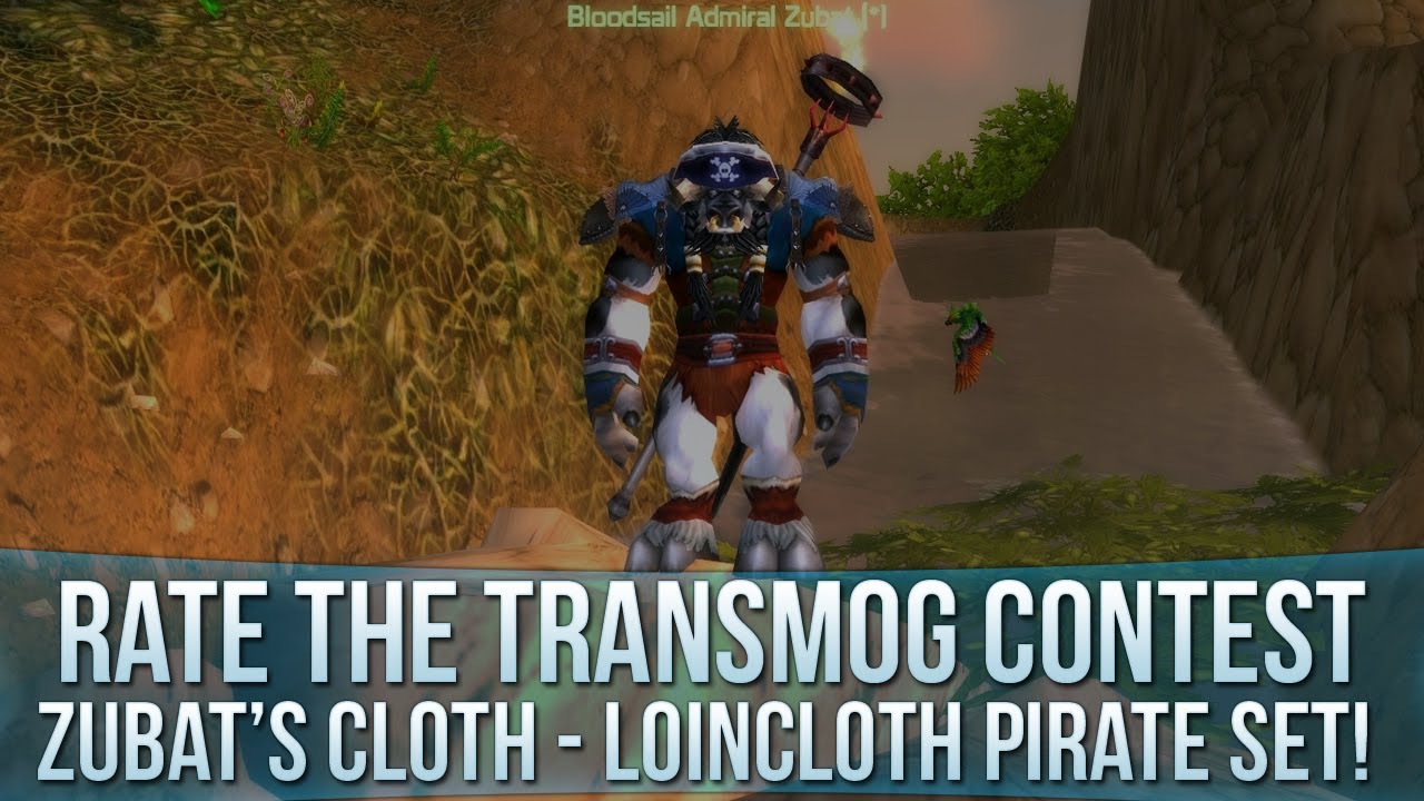 Rate The Transmog Zubats Cloth Set Loincloth Pirate Youtube 9323