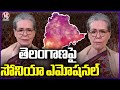 Sonia Gandhi Emotional Words About Telangana