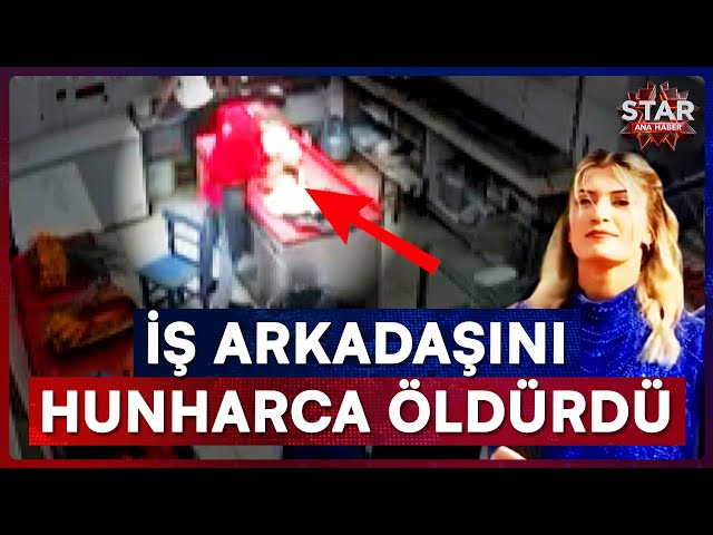 Mesai Arkadaşını Defalarca Bıçaklayarak Öldürdü! O Anlar İş Yeri Kamerasına Yansıdı | Star Ana Haber