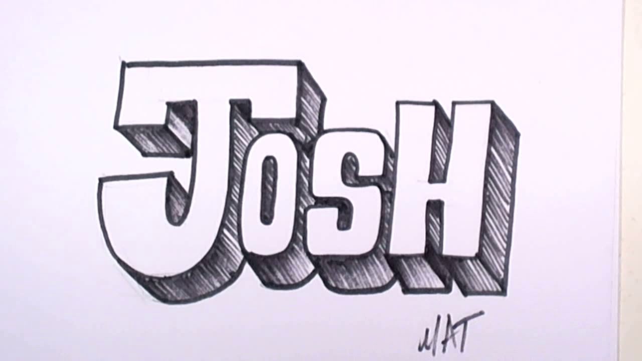 graffiti-writing-josh-name-design-31-in-50-names-promotion-youtube