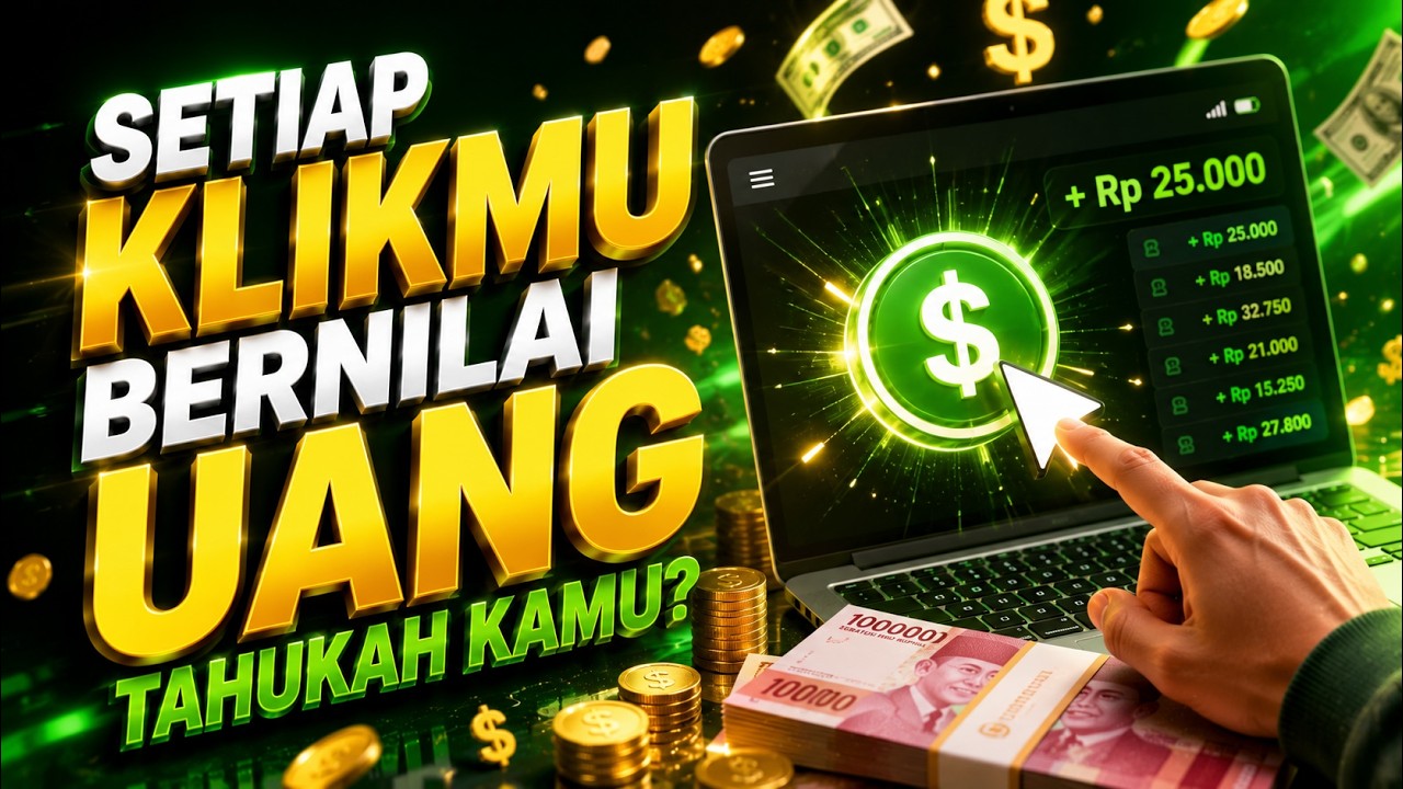 Setiap Klikmu Bernilai Uang Tahukah Kamu