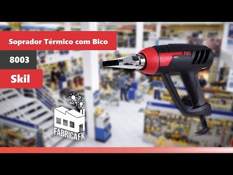 Soprador Térmico com Bico 1200W 127V Skil - Vídeo explicativo