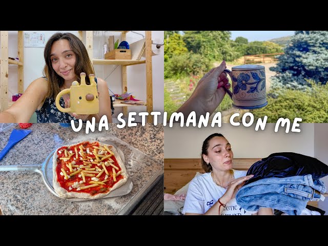 CORSO DI CERAMICA, ESPERIMENTI IN CUCINA e VALIGIA | Weekly Vlog