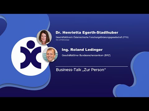 Dr. Henrietta Egerth-Stadlhuber (Geschäftsführerin FFG), Roland Ledinger (Geschäftsführer BRZ)
