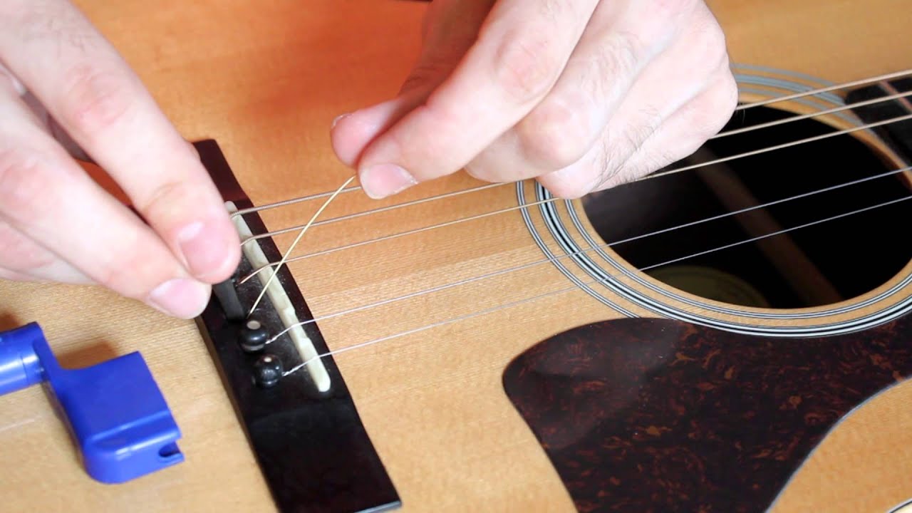 How to Change an Acoustic Guitar String, EASY! YouTube