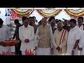 CM KCR, Governor Narasimhan Pay  Tribute To Mahatma Gandhi