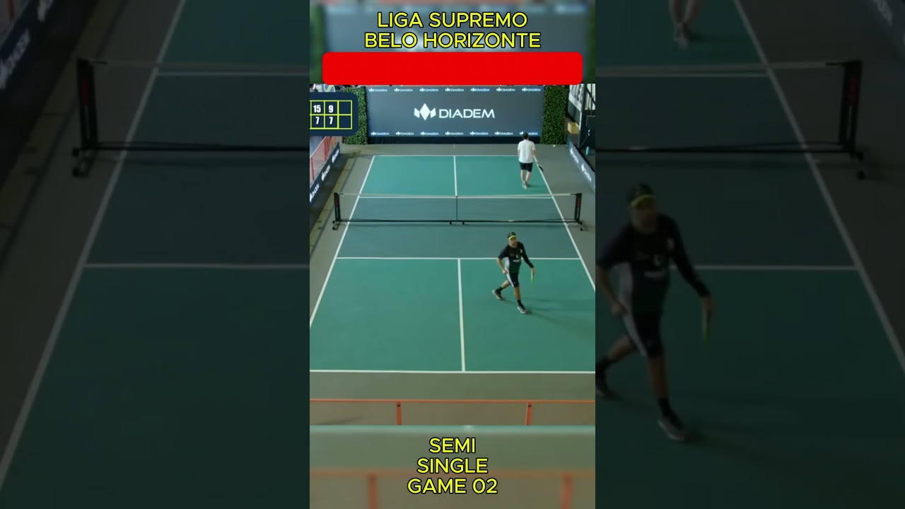 SEMI FINAL SINGLE MASCULINA - ETAPA LIGA SUPREMO DE PICKLEBALL BELO HORIZONTE (GAME 02)