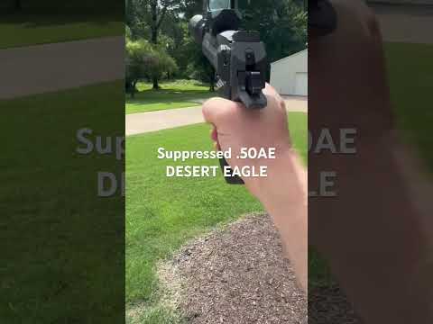 Unbelievable! Suppressed Desert Eagle .50AE | Custom B&T Starlight Suppressor