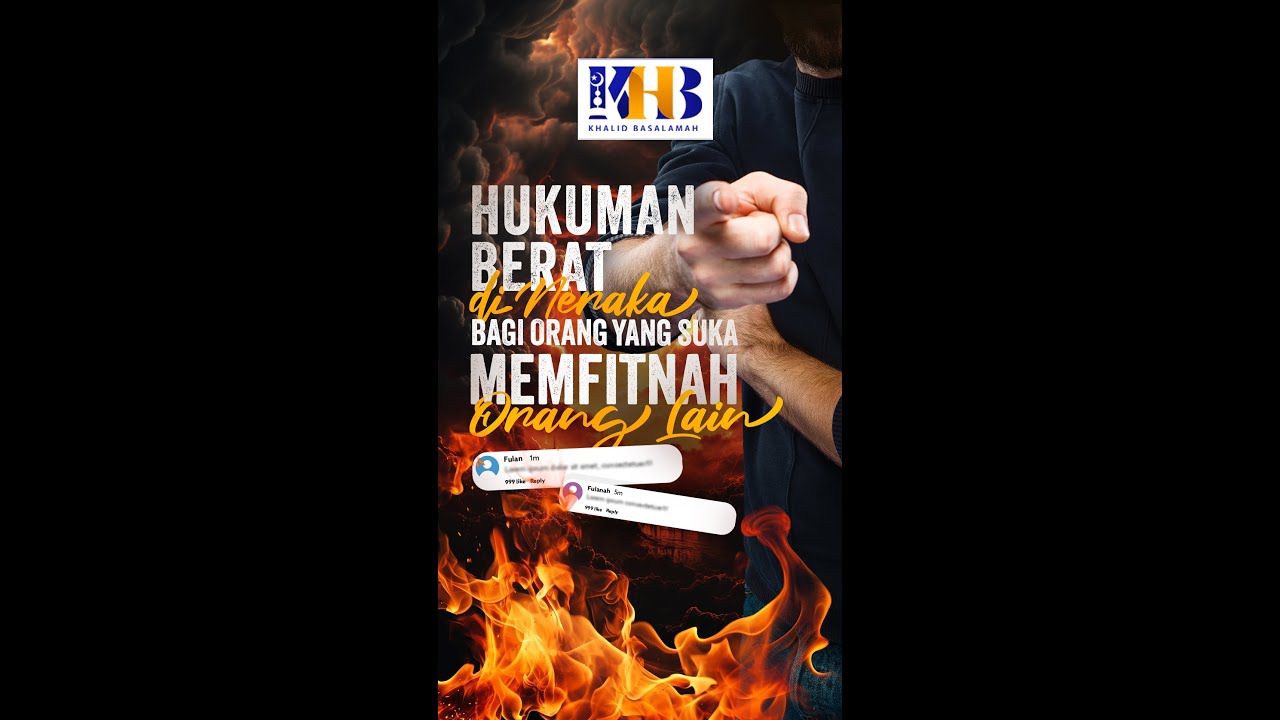 Hukuman Berat Di Neraka Bagi Orang Yang Suka Memfitnah Orang Lain - Ustadz Khalid Basalamah