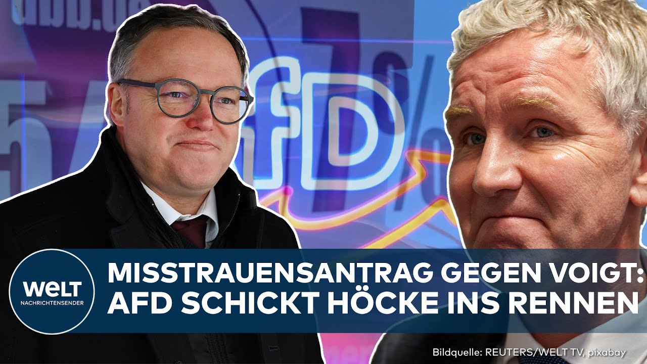 THÜRINGEN: Misstrauensvotum gegen Mario Voigt - Was plant die AfD?