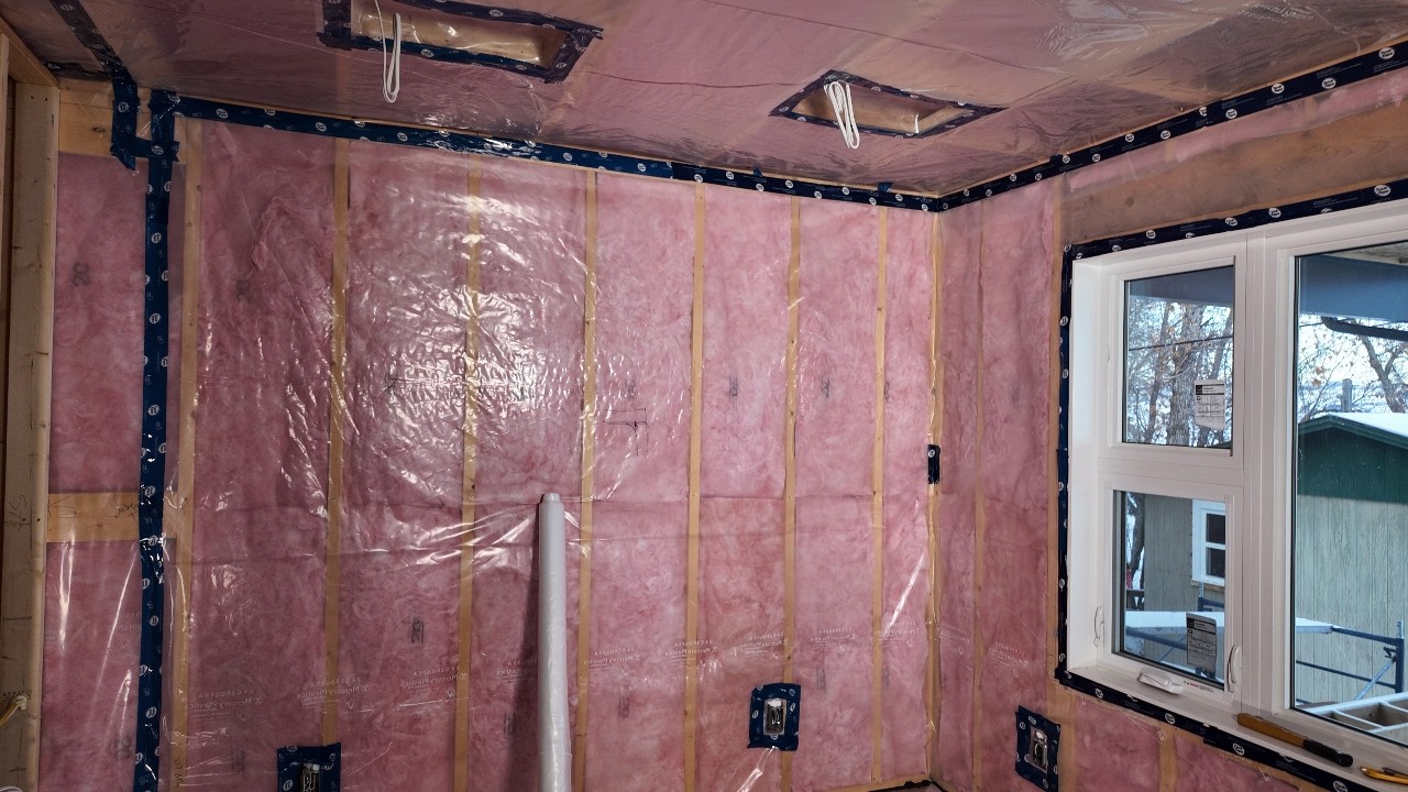 How To Install Air/Vapor Barrier On Walls