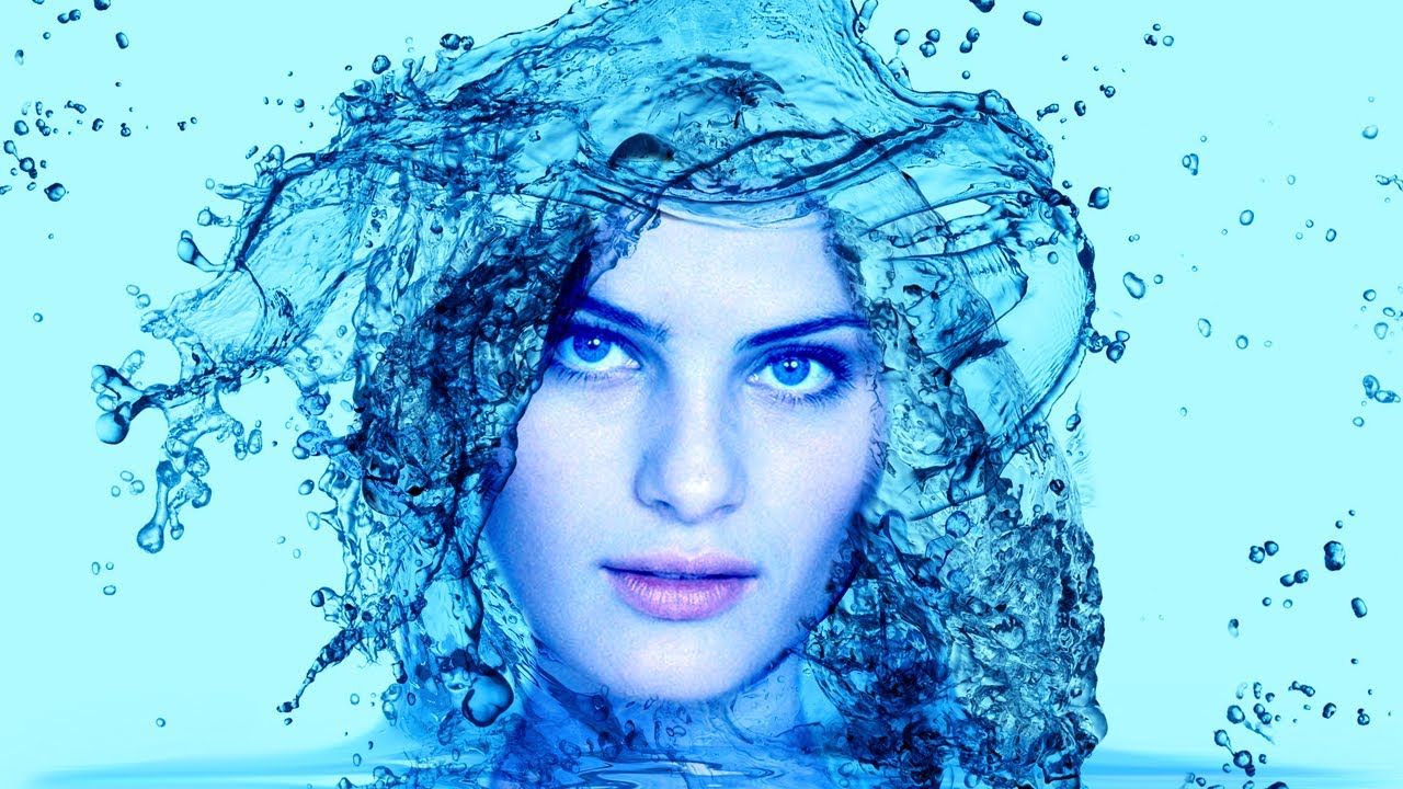 Tutorial Photoshop CS6 - Mulher de água Water Effect - YouTube