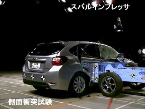 Видео катастрофа тест Subaru Impreza Sedan от 2012 година