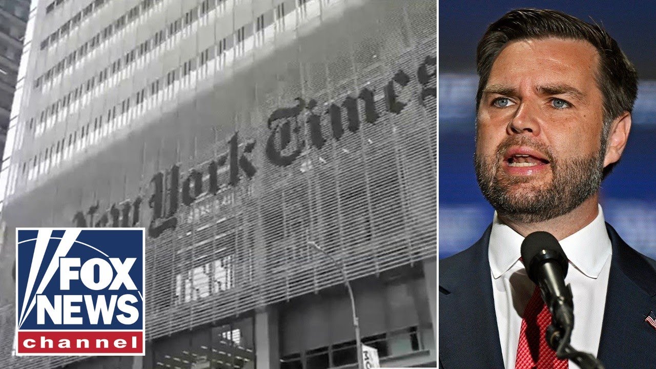 JD Vance BLASTS 'shameful' NY Times