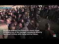 Funeral held for Hamas hostage killed by Israeli forces in Gaza  - 00:55 min - News - Video