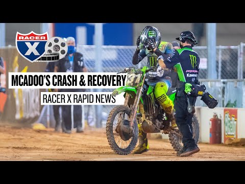 Cameron McAdoo's Atlanta 2 Crash & Recovery - Racer X Rapid News