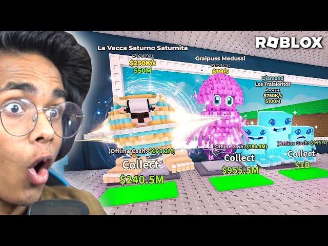 I STOLE The RAREST BRAINROTS in Roblox