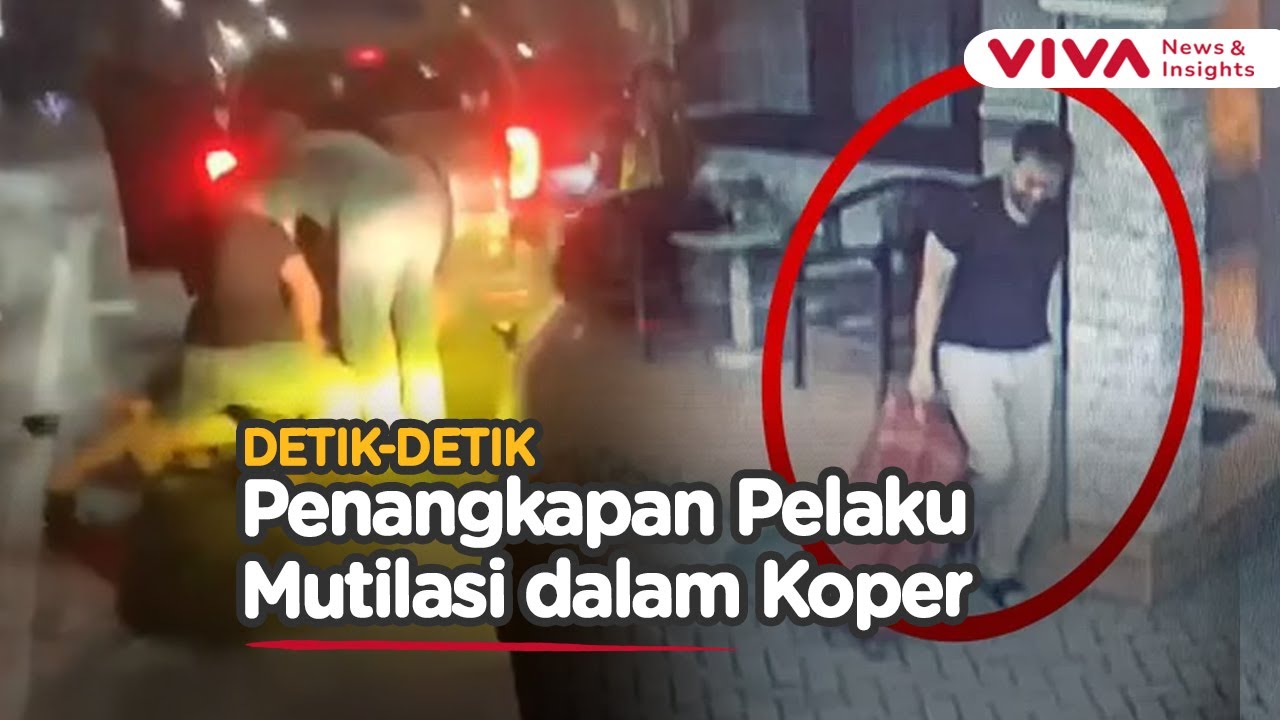 Aksi Menegangkan Polisi Tangkap Pelaku Mutilasi Dalam Koper di Ngawi