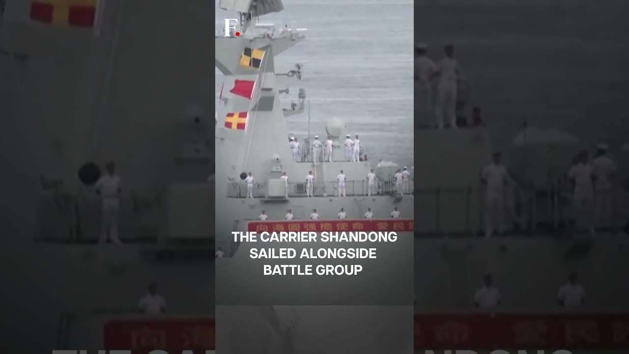 China’s Aircraft Carrier Arrives In Hong Kong For First Time | Subscribe to Firstpost | N18G