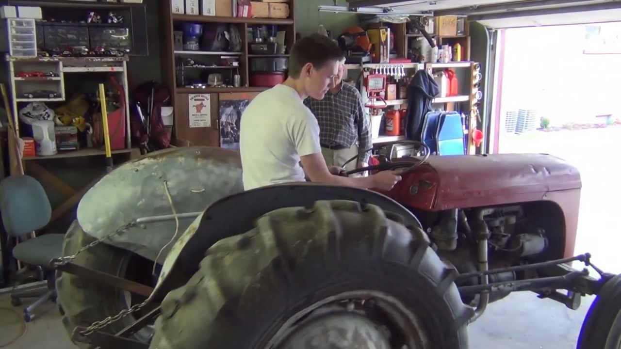 Massey Ferguson Tractor Maintenance - YouTube 1966 ford alternator wiring 