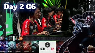 SGB vs G2 - Day 2 LoL MSI 2022 Rumble Stage | Saigon Buffalo vs G2 Esports full game