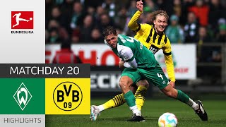 6th Win in a Row! | SV Werder Bremen — Borussia Dortmund 0-2 | Highlights | MD 20 – Bundesliga 22/23