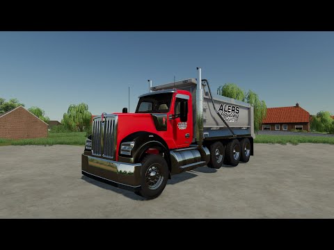 ALERS HAULING KENWORTHW990 DUMP TRUCK V2