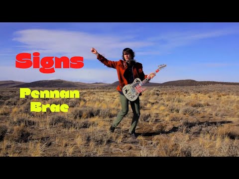 'Signs' (License Plate Guitar)