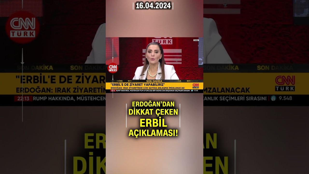 "Erbil'e Ziyaret" Gündemde! Erdoğan'dan Gazetecilere Dikkat Çeken Açıklama... #Shorts