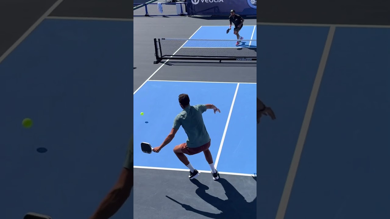 Have you ever seen a better pickleball shot?! OMG 😱