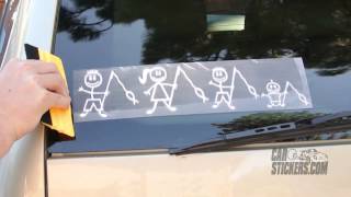How To Install The Fishing Family Stickers