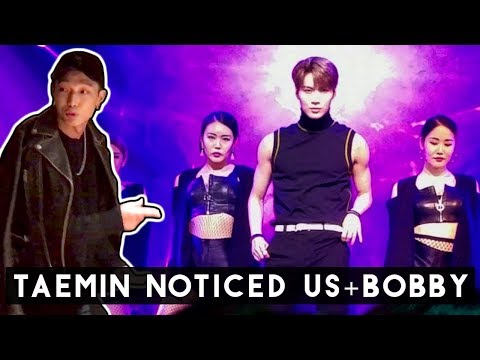 TAEMIN NOTICED US+BOBBY | MCOUNTDOWN EXPERIENCE/REACTION (KOREA VLOG #6)