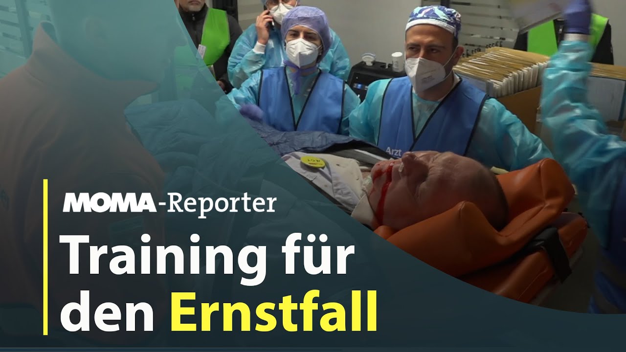 So funktioniert eine Katastrophen-Übung in der Charité | ARD Morgenmagazin