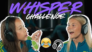 🎧😂?? Whisper Challenge with Julia Grosso & Amanda Nilden | Juventus Women