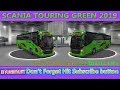 Scania touring green 2019 next edition + skin driving City Way 1.34
