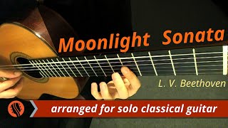 Ludwig van Beethoven - Moonlight Sonata, No. 14, mvt. 1, Adagio (Guitar Transcription)