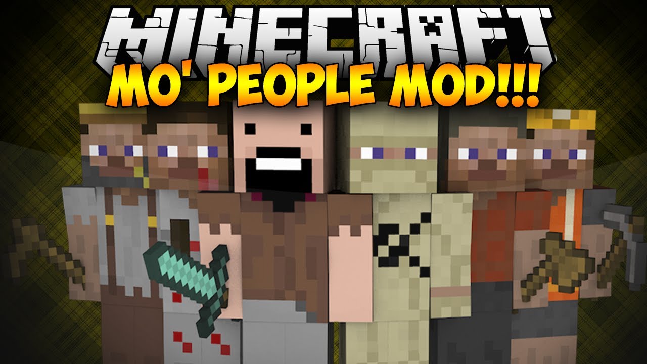 Minecraft Mo People Mod Youtube